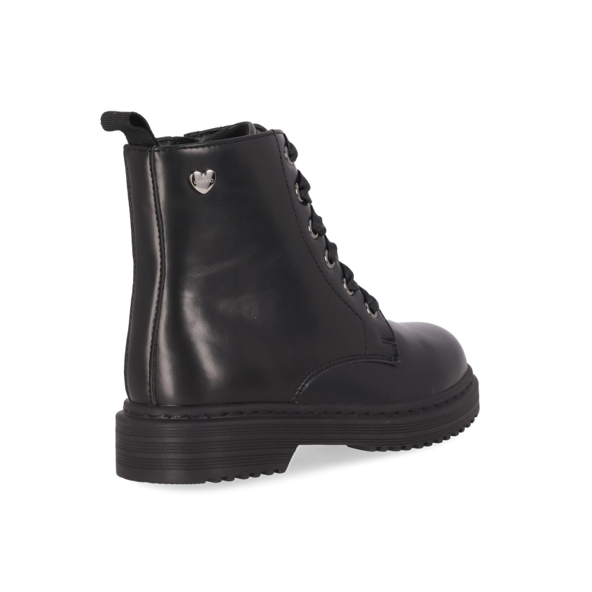 BOTIN NIÑA MILITAR HOLANDA CHIKA 10 NEGRO