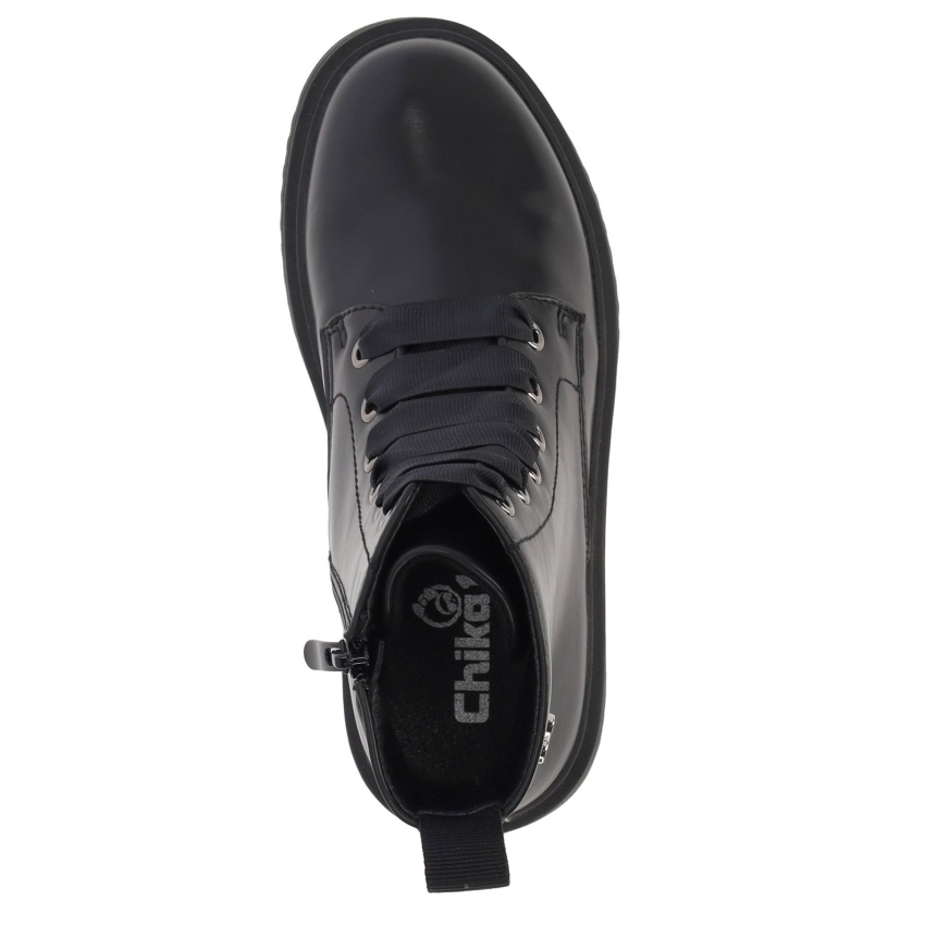 BOTIN NIÑA MILITAR HOLANDA CHIKA 10 NEGRO