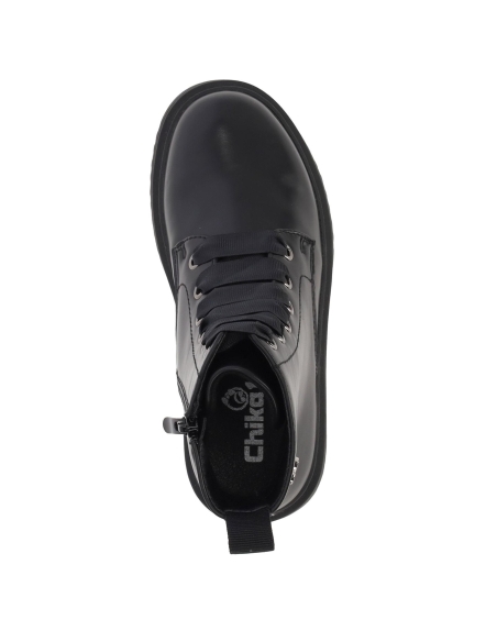 BOTIN NIÑA MILITAR HOLANDA CHIKA 10 NEGRO