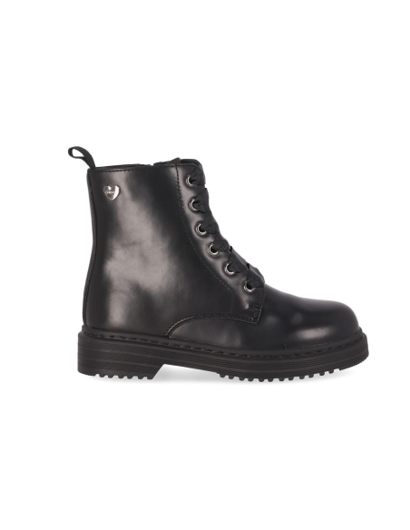 BOTIN NIÑA MILITAR HOLANDA CHIKA 10 NEGRO