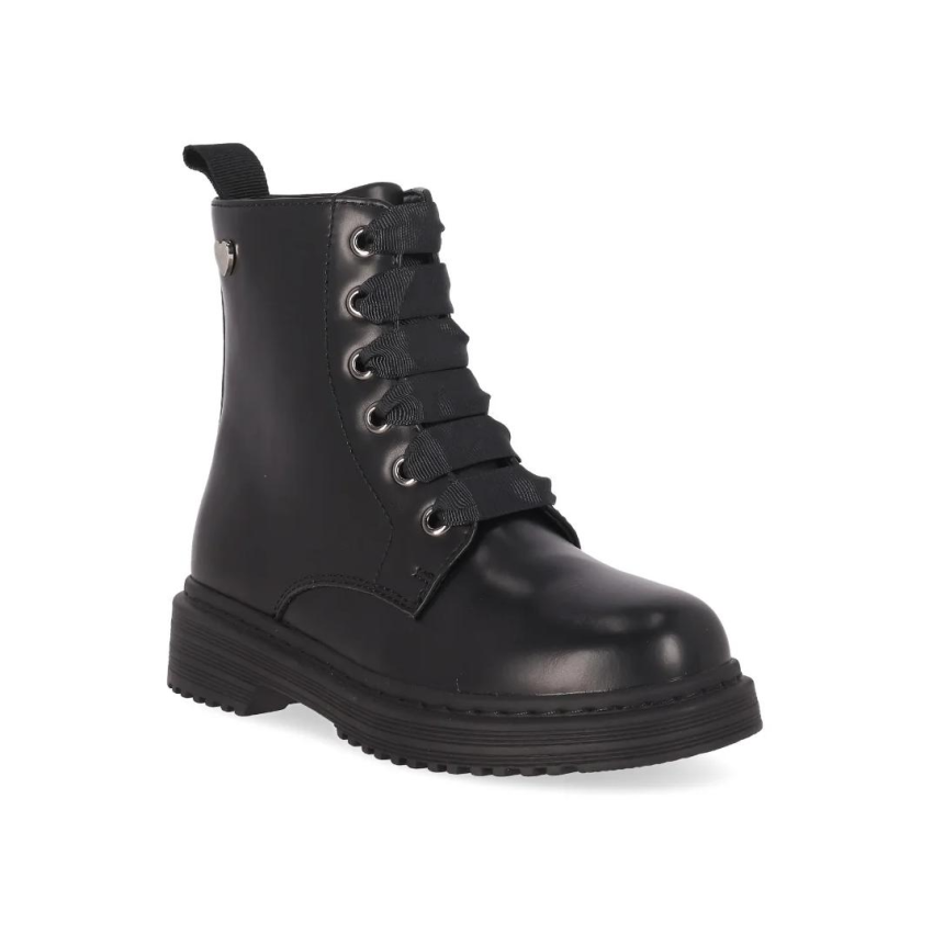 BOTIN NIÑA MILITAR HOLANDA CHIKA 10 NEGRO