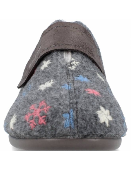 ZAPATILLA ESTAR POR CASA MUJER DEVALVERDE GRIS 6065