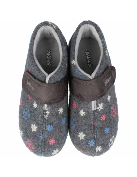 ZAPATILLA ESTAR POR CASA MUJER DEVALVERDE GRIS 6065