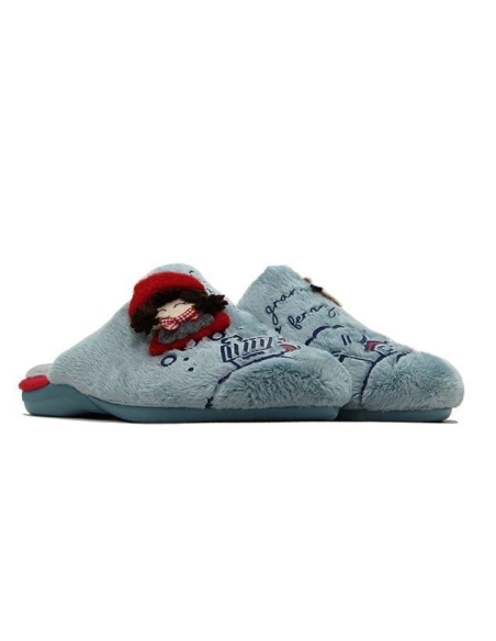 ZAPATILLA ESTAR POR CASA MUJER DEVALVERDE. 6070 CAPERUCITA G