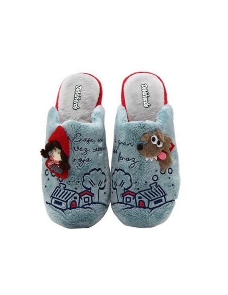 ZAPATILLA ESTAR POR CASA MUJER DEVALVERDE. 6070 CAPERUCITA G