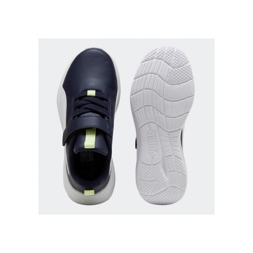 ZAPATILLA DEPORTE NIÑO PUMA VELCRO MARINO BLANCO