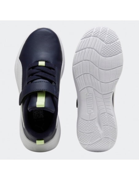 ZAPATILLA DEPORTE NIÑO PUMA VELCRO MARINO BLANCO