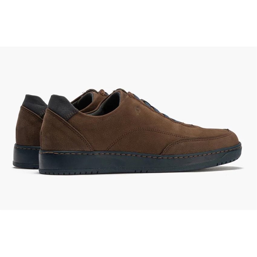 ZAPATOS HOMBRE PITILLOS ANTE MARRON CASUAL CON...