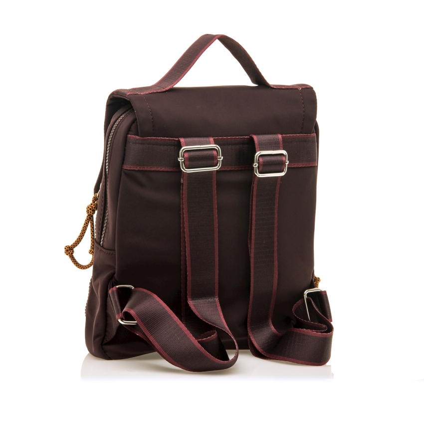 BOLSO MUSTANG ALBIN NYLEN BURDEOS NEGRO