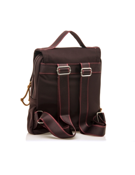 BOLSO MUSTANG ALBIN NYLEN BURDEOS NEGRO