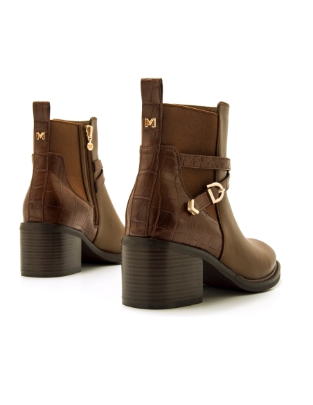 BOTÍN SEÑORA MUSTANG MARRÓN. 63494