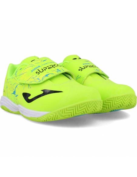 BOTA FUTBOL NIÑO MULTITACOS JOMA SUPER COPA JR 2409 AMARILLO