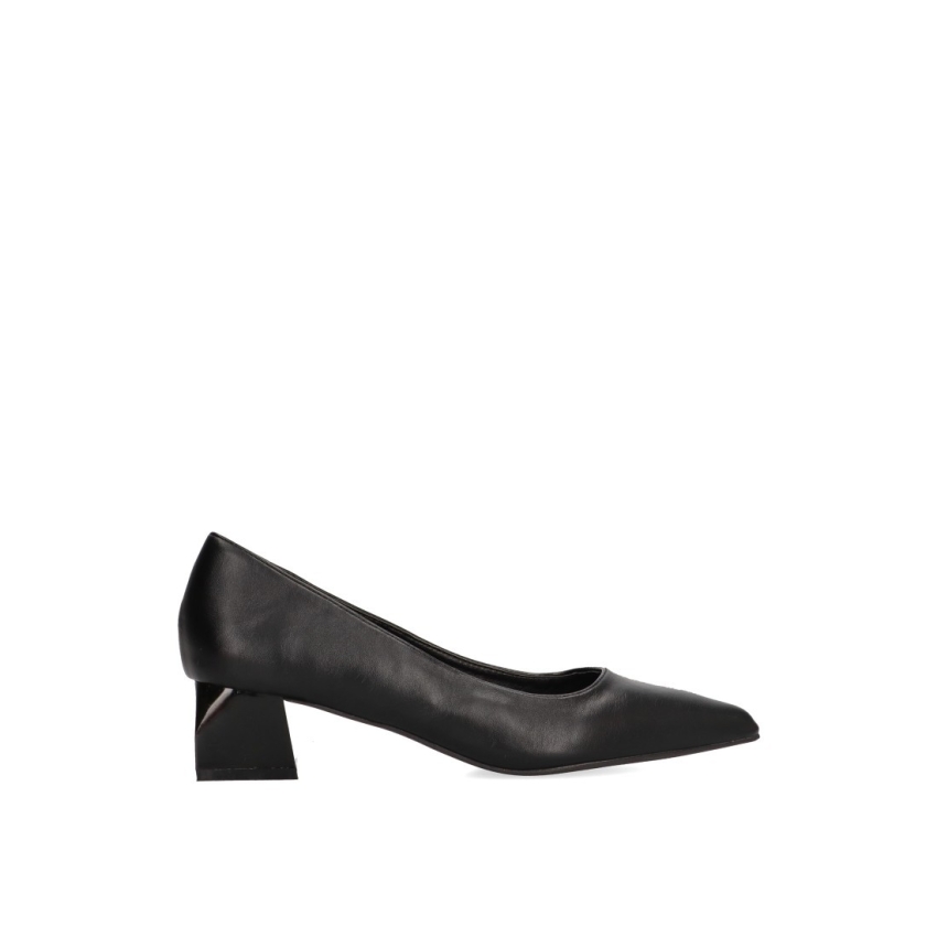 ZAPATO MUJER ETIKA TACON BAJITO 43308 NEGRO
