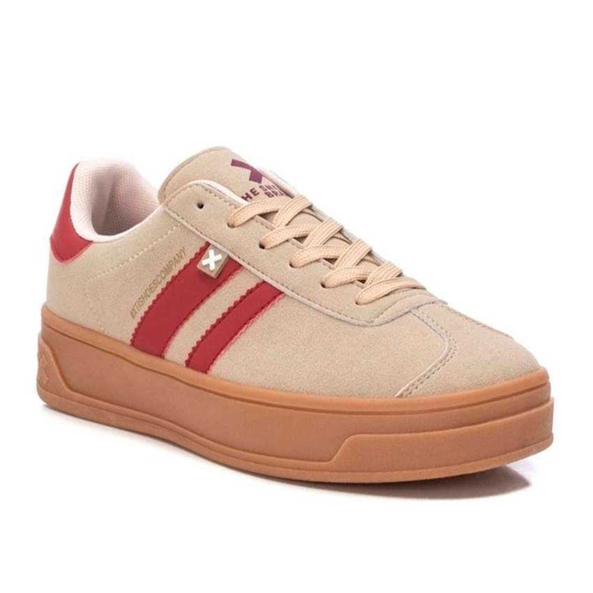 ZAPATILLA CASUAL MUJER XTI ANTELINA BEIGE COMBI...