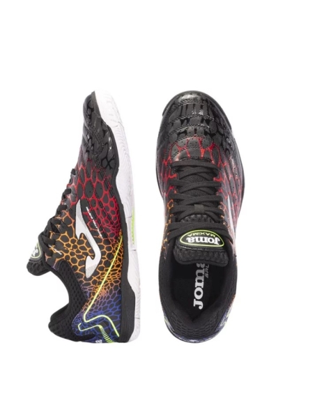 BOTA FUTBOL SALA JOMA MAXIMA 2431 NEGRO ROJO