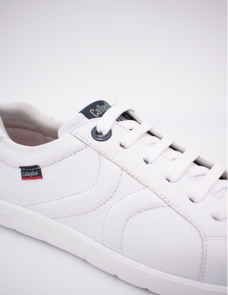ZAPATILLA CASUAL CALLAGHAN CABALLERO PIEL BLANCO 43719