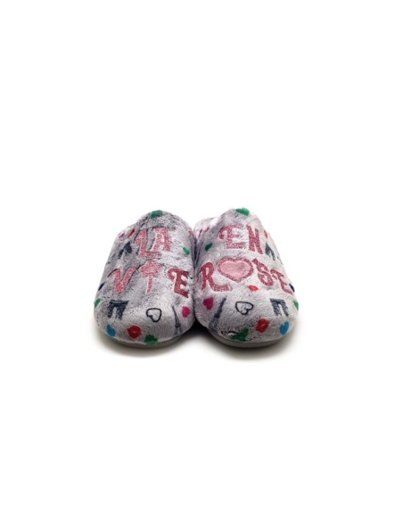 ZAPATILLAS DE CASA MUJER DEVALVERDE LA VIE GRIS