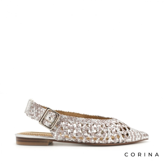 MANOLETINA MUJER TRENZADA PLATA 2417