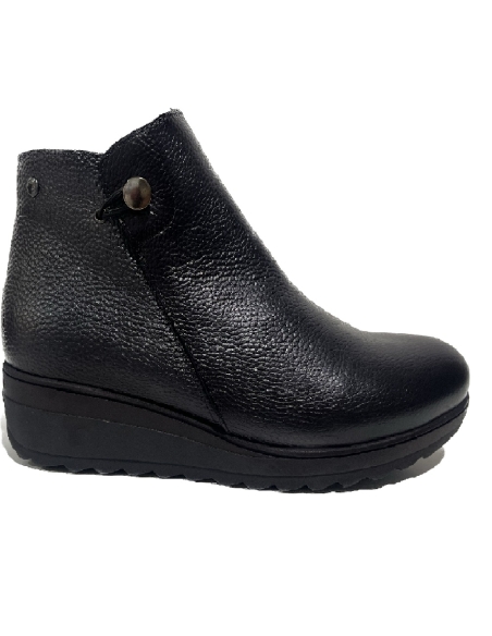 BOTIN MUJER CLASICO PIEL NEGRO ACERO 5079 TARKE