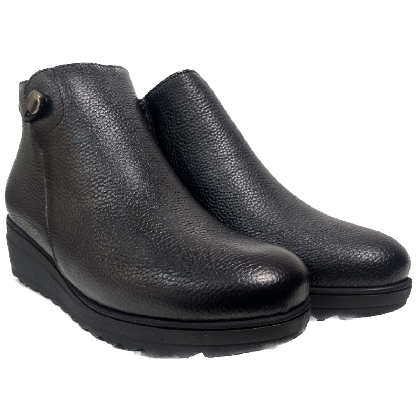 BOTIN MUJER CLASICO PIEL NEGRO ACERO 5079 TARKE
