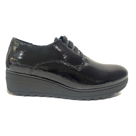 ZAPATO MUJER PIEL 5052 PRIMULA NEGRO DE TARKE