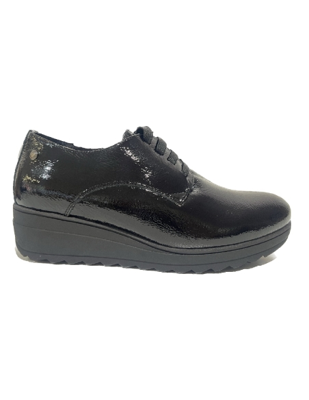 ZAPATO MUJER PIEL 5052 PRIMULA NEGRO DE TARKE