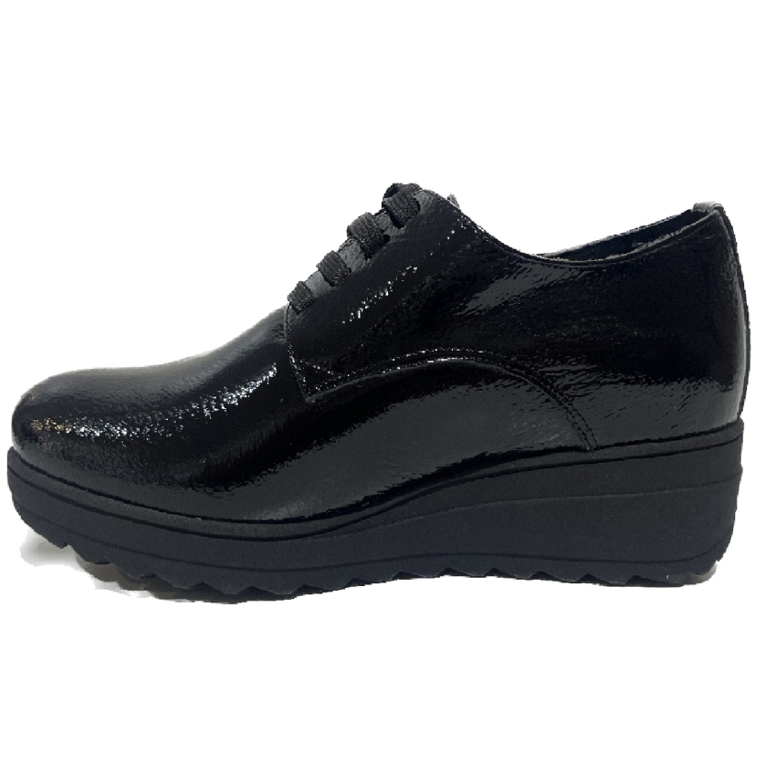 ZAPATO MUJER PIEL 5052 PRIMULA NEGRO DE TARKE