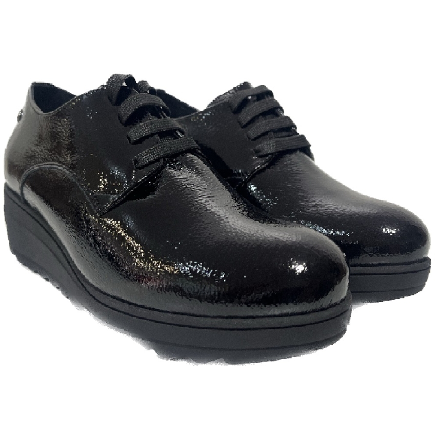 ZAPATO MUJER PIEL 5052 PRIMULA NEGRO DE TARKE