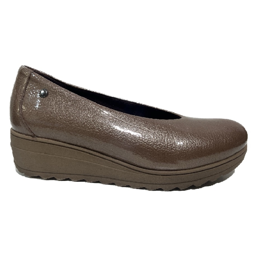 ZAPATO MUJER EN PIEL PRIMULA TOPO 5062 TARKE