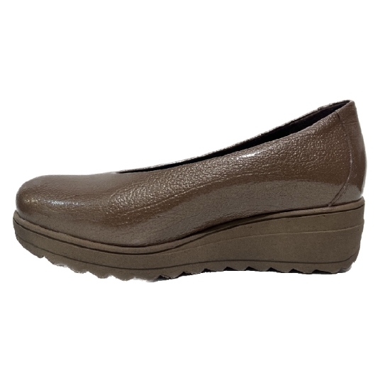 ZAPATO MUJER EN PIEL PRIMULA TOPO 5062 TARKE 2