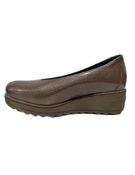 ZAPATO MUJER EN PIEL PRIMULA TOPO 5062 TARKE
