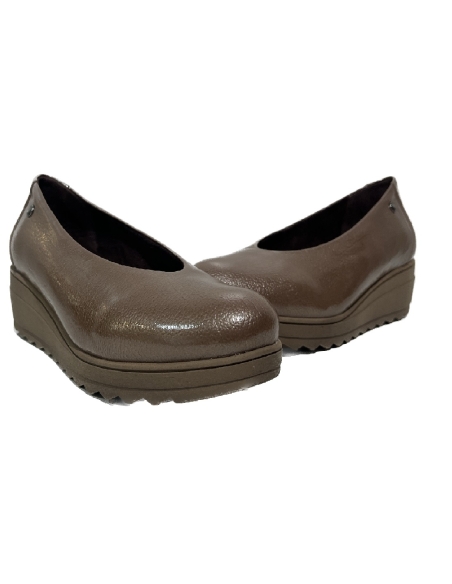 ZAPATO MUJER EN PIEL PRIMULA TOPO 5062 TARKE