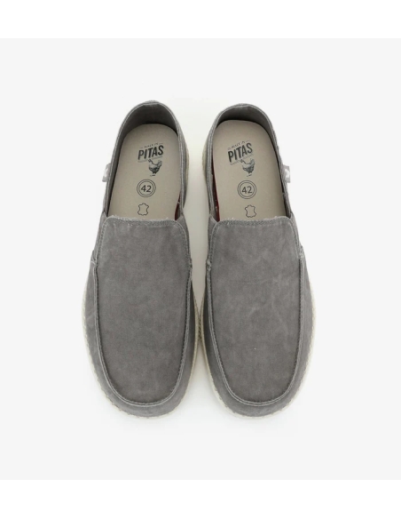 ZAPATILLA CASUAL CHICO PITAS WP 150 SLIP ON WASSED GRIS