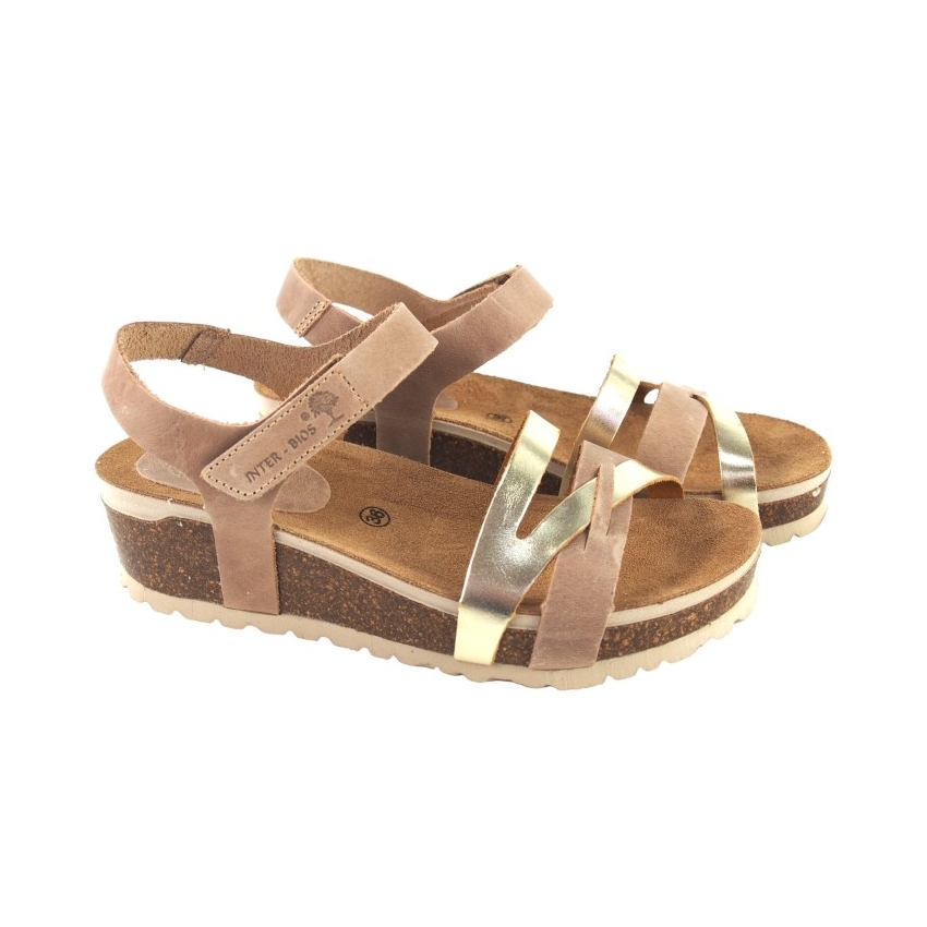 SANDALIA CUÑA BIO DE MUJER INTERBIOS CIERRE...