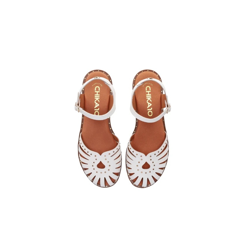 SANDALIAS EN PIEL DE MUJER CHIKA 10  MUSKA PLANAS