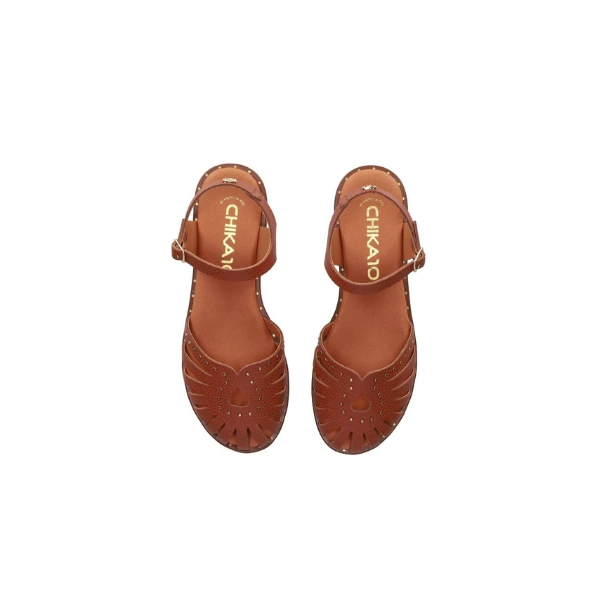 SANDALIAS EN PIEL DE MUJER CHIKA 10  MUSKA PLANAS