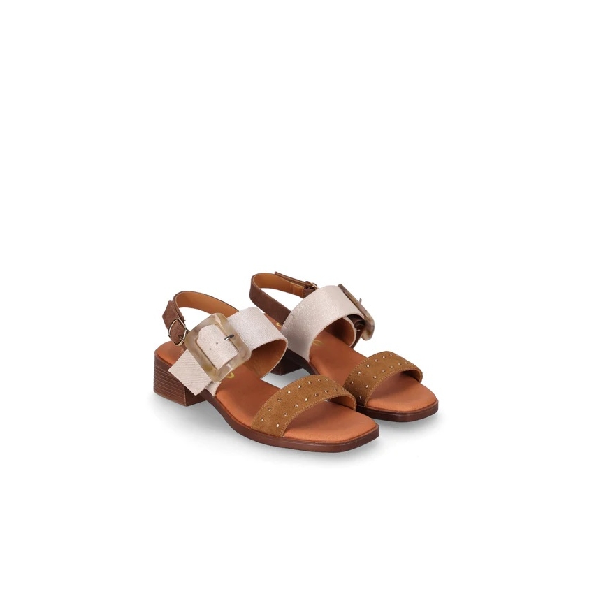 SANDALIAS SERRAJE DE MUJER CHIKA 10 PIEL TACON...