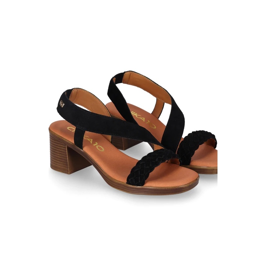 SANDALIAS SERRAJE DE MUJER CHIKA 10 PIEL TACON...