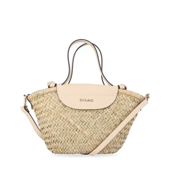 CAPAZO RAFIA  MUJER CHIKA 10 BAG KORAL 10