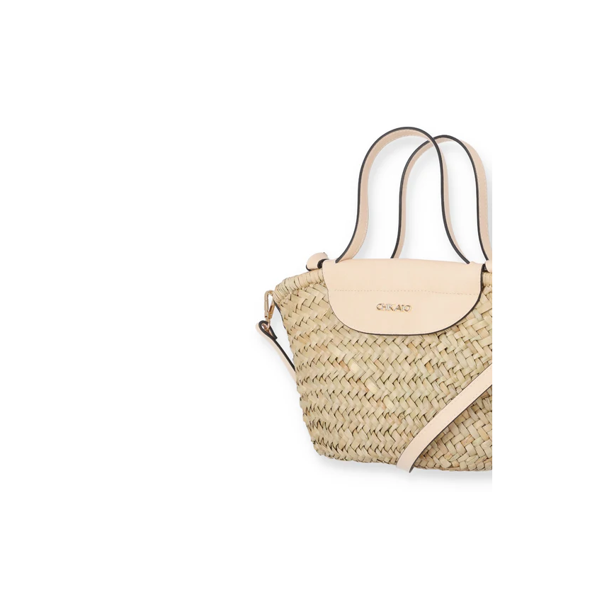 CAPAZO RAFIA  MUJER CHIKA 10 BAG KORAL 10