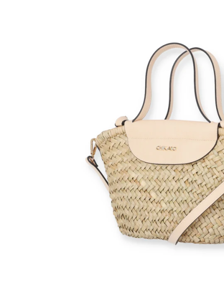 CAPAZO RAFIA  MUJER CHIKA 10 BAG KORAL 10