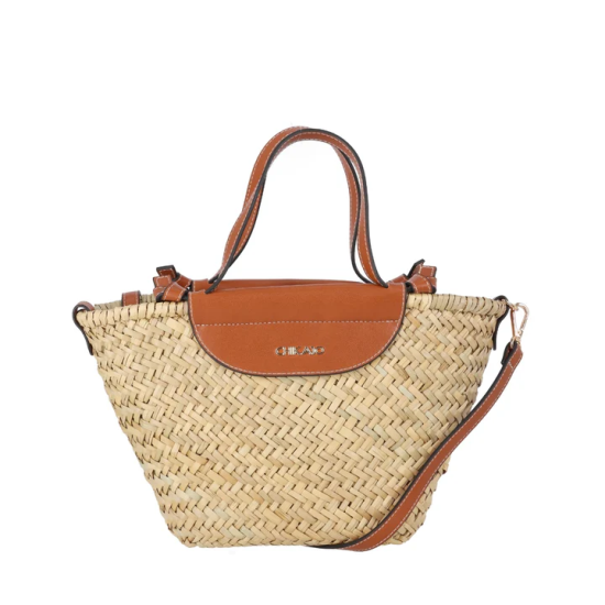 CAPAZO RAFIA  MUJER CHIKA 10 BAG KORAL 10