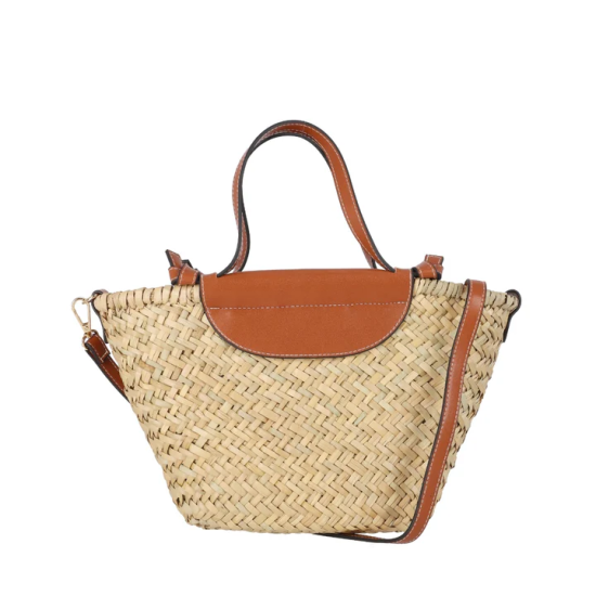 CAPAZO RAFIA  MUJER CHIKA 10 BAG KORAL 10 2