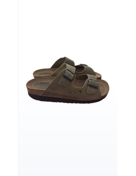 SANDALIA DESTALONADA TIPO PALA MUJER INTERBIOS 7206-MM