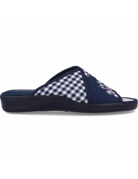 ZAPATILLA ESTAR POR CASA MUJER DEVALVERDE PINKI TIRAS 1574