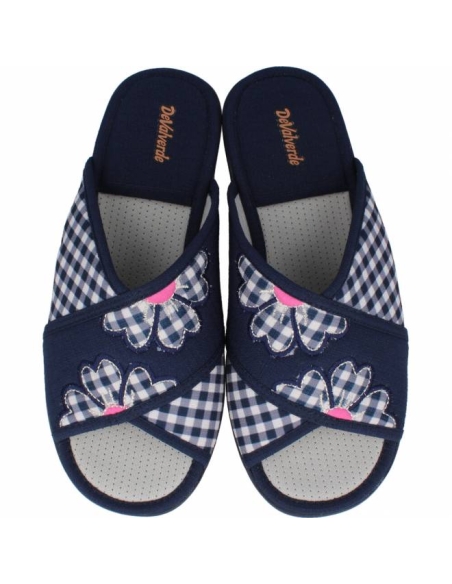 ZAPATILLA ESTAR POR CASA MUJER DEVALVERDE PINKI TIRAS 1574
