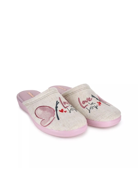 ZAPATILLA ESTAR POR CASA MUJER DEVALVERDE ZUECO MARIPOSA 157