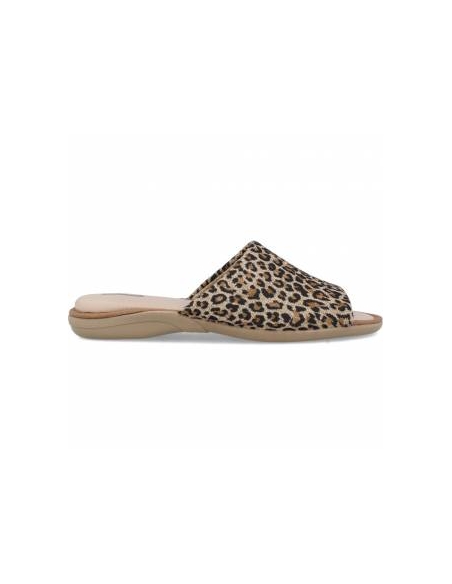 ZAPATILLA ESTAR POR CASA MUJER DEVALVERDE PINKI 6503 LEOPARD