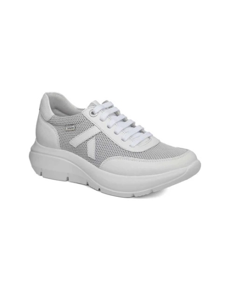 ZAPATILLA CASUAL MUJER CALLAGHAN 62400  ALGORITMO BLANCO