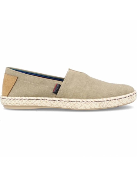 ZAPATILLAS LONA DEVALVERDE 4052 KAKI RUSTIC SUELA DE ESPARTO